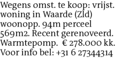 Voorbeeldafbeelding van de advertentie, (Id: 1970086)
