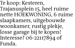 Voorbeeldafbeelding van de advertentie, (Id: 1979613)