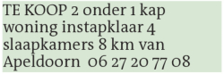 Voorbeeldafbeelding van de advertentie, (Id: 1986710)