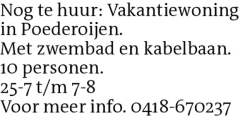 Voorbeeldafbeelding van de advertentie, (Id: 2035870)
