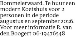Voorbeeldafbeelding van de advertentie, (Id: 2056982)