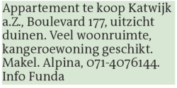 Voorbeeldafbeelding van de advertentie, (Id: 2057159)